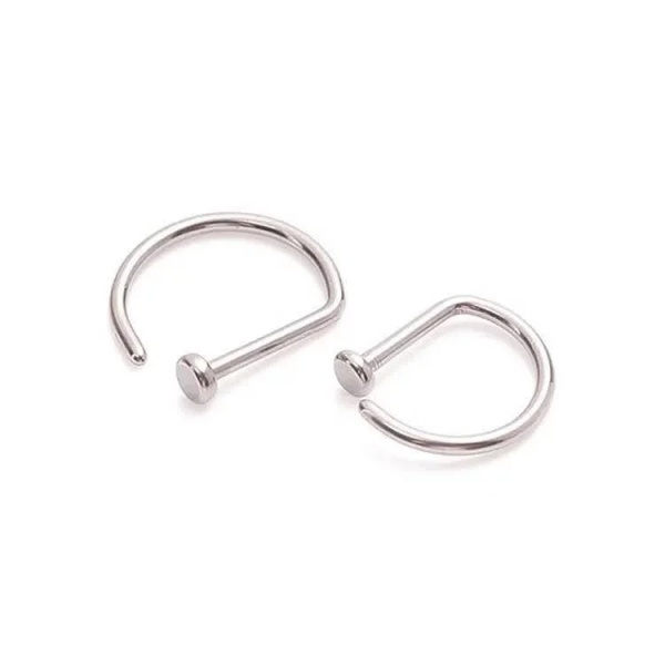 Joya de piercing aro nariz G ring nostril - Imagen 2