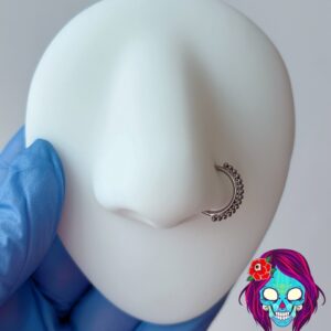 Joya de piercing aro nariz esferas