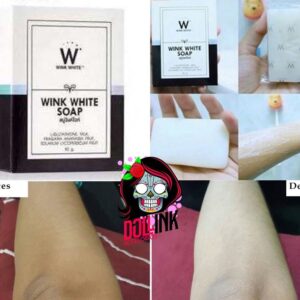 Jabón wink white aclarador facial y corporal
