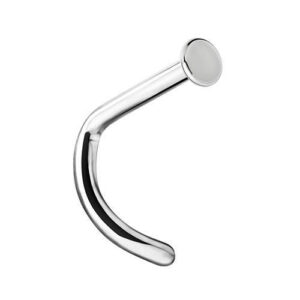 Joya de piercing nariz nostril screw disco