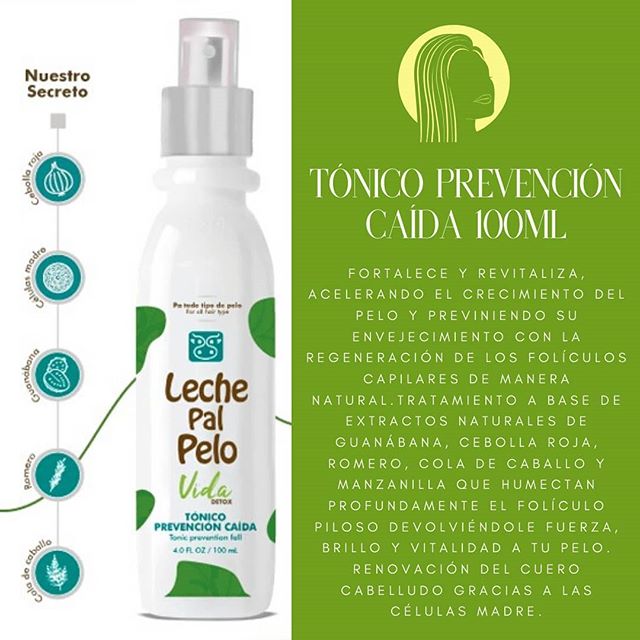 Leche pal pelo tonico capilar prevencion caida vida detox 100 ml - Imagen 2