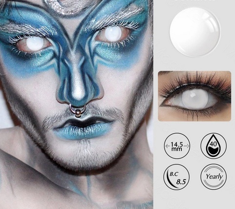 Lentes de contacto para halloween blind - Imagen 2