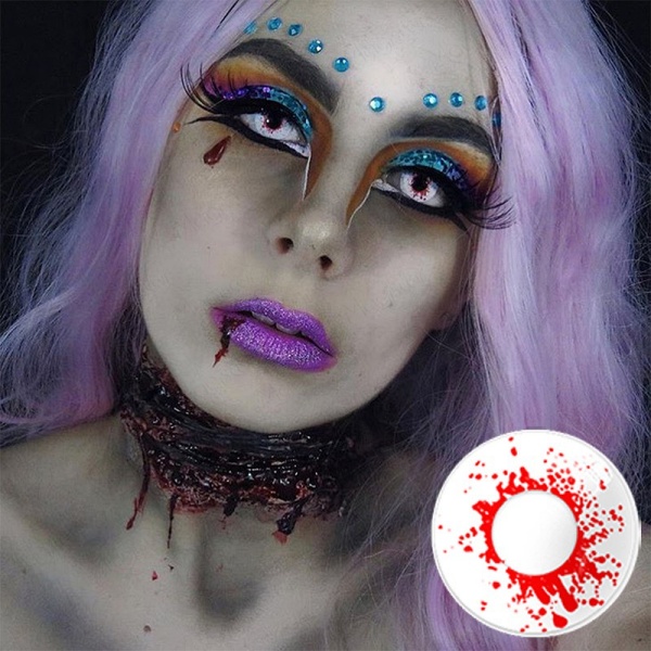 Lentes de contacto para halloween blood