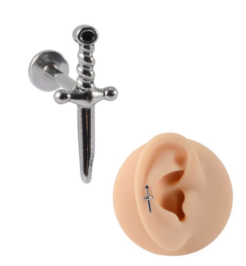 Joya de piercing daga
