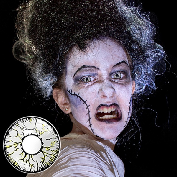 Lentes de contacto para halloween frankenstein