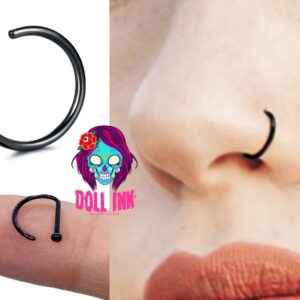 Joya de piercing aro nariz G ring niobio nostril