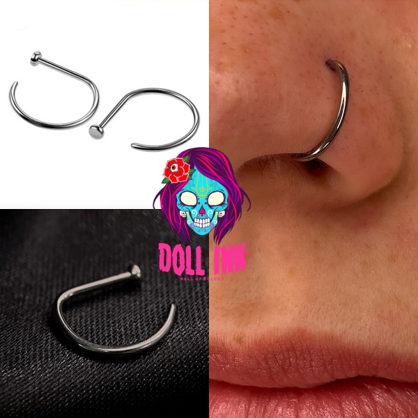 Joya de piercing aro nariz G ring nostril