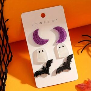 Set de aretes halloween