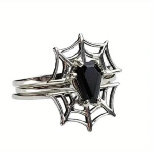 Anillo spiderweb coffin