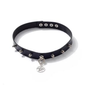 Choker pentagram spikes