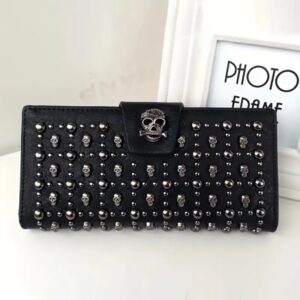 Billetera skulls & dots