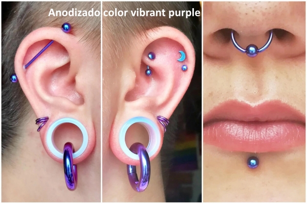 Joya de piercing para pezón cristal - Imagen 9