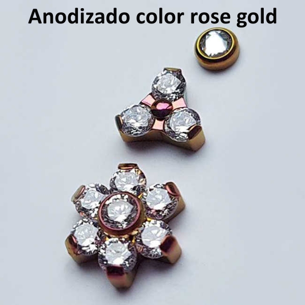 Joya de piercing para pezón cristal - Imagen 6