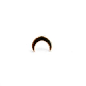 Joya de piercing media luna
