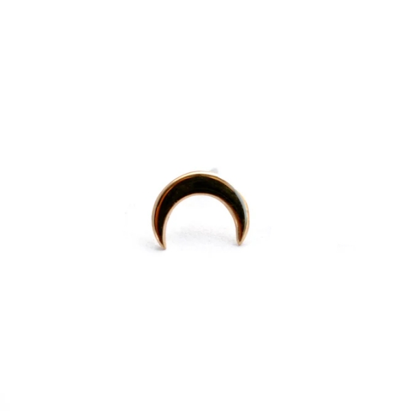 Joya de piercing media luna