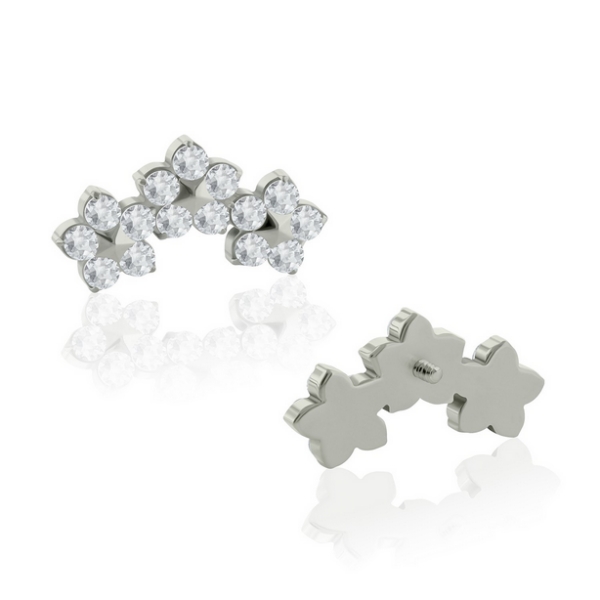 Joya de piercing trio