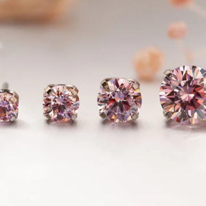 Joya de piercing labret push pin prong set cz neometal