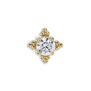 joya de piercing zia de oro anatometal