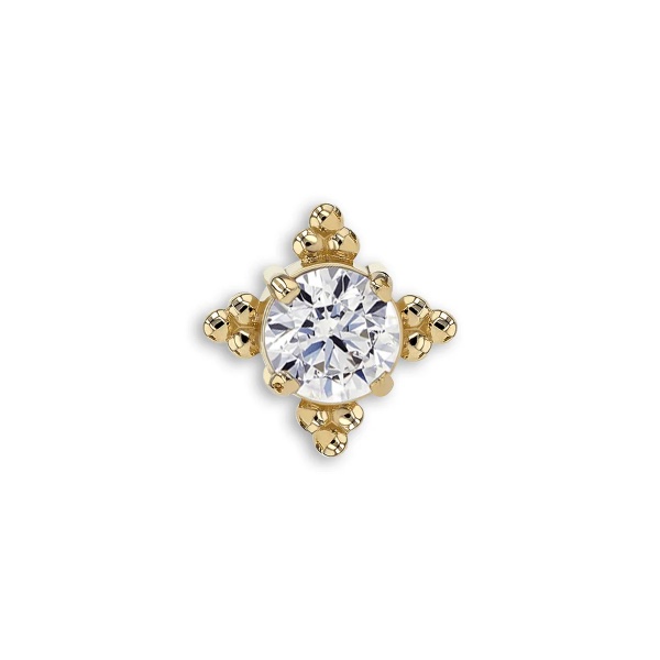 joya de piercing zia de oro anatometal